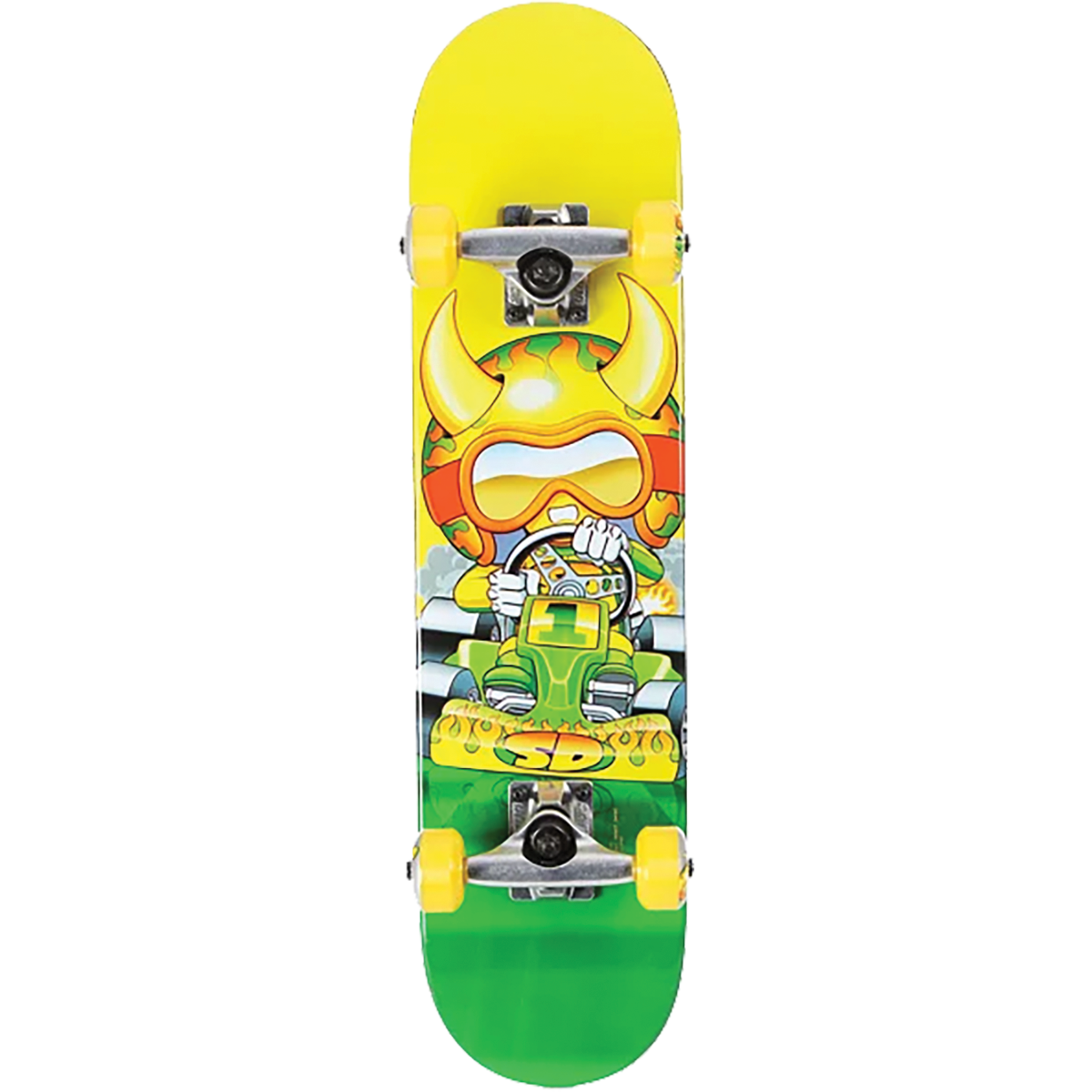 Speed Demons Go Kart Soft Top Skateboard Complete - 6.75" - Bow Shock Marketplace