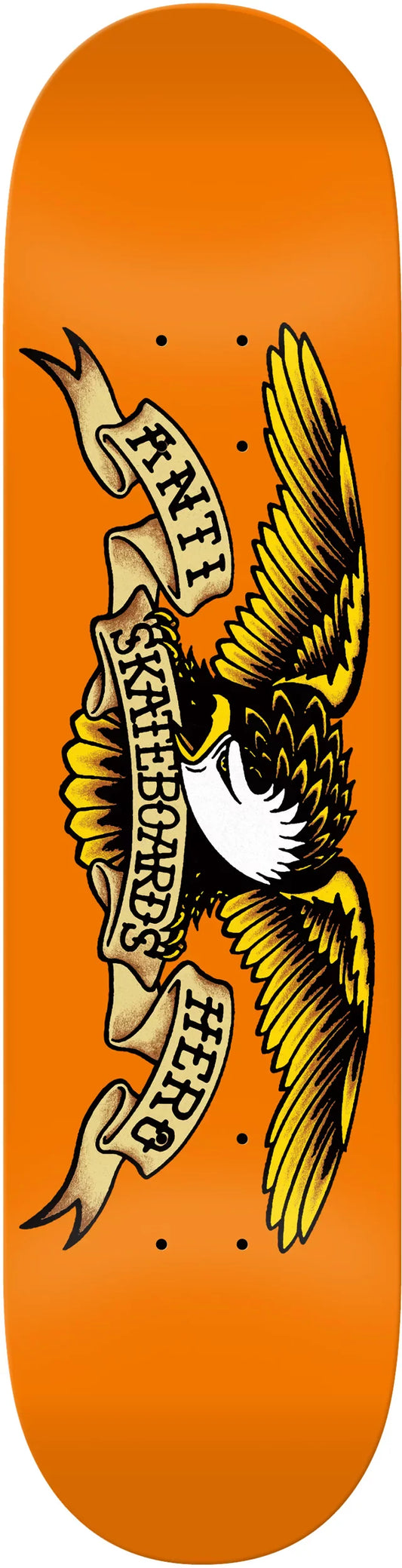 Anti Hero Classic Eagle Skateboard Deck - 9.0" Orange