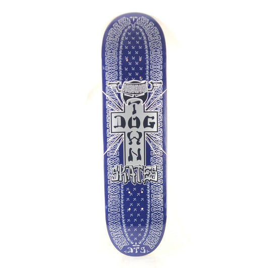 Dogtown Bandana Graphic Blue Grey Size 8.25" Vintage NOS Deck