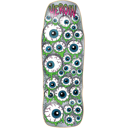 Heroin Holo Mutant Eyeballer Skateboard Deck - 10.25″ - Bow Shock Marketplace