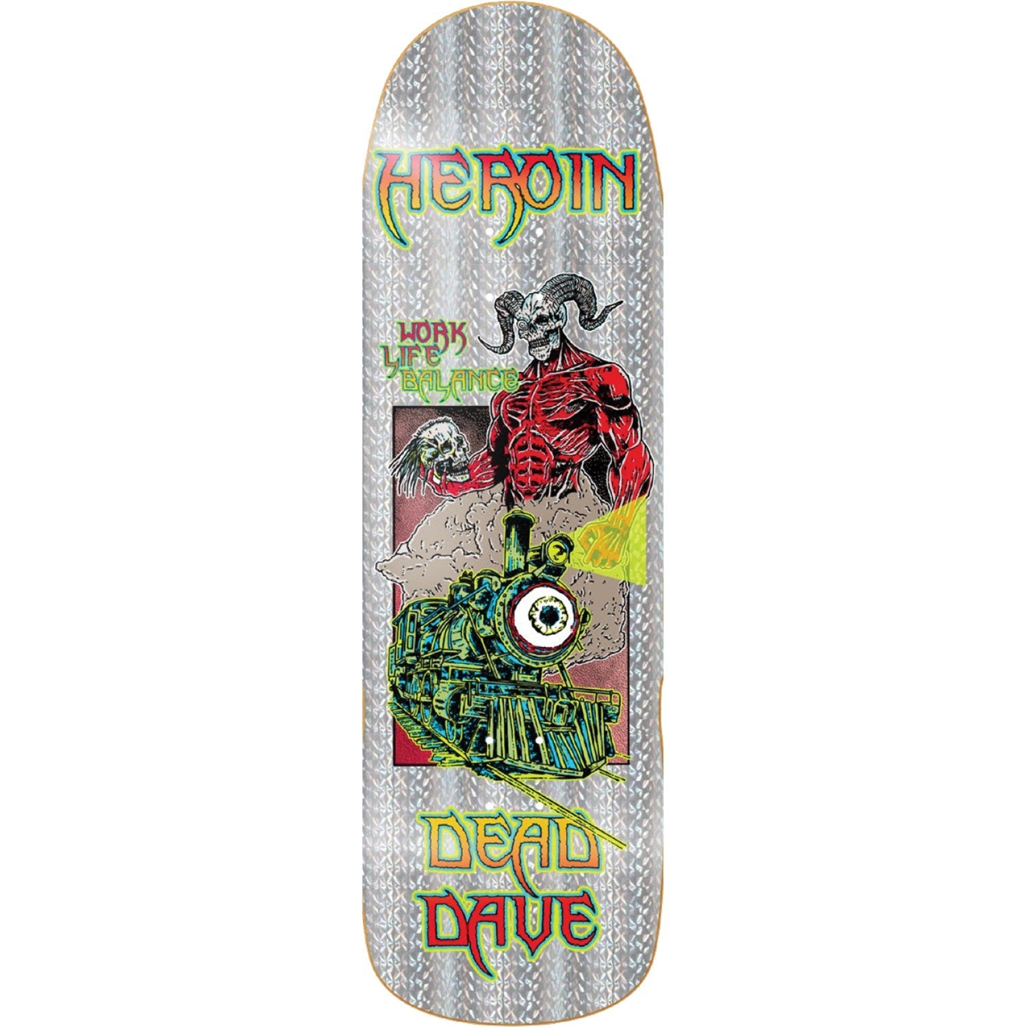 Heroin Dead Dave Hellscape Skateboard Deck - 10.1″ - Bow Shock Marketplace