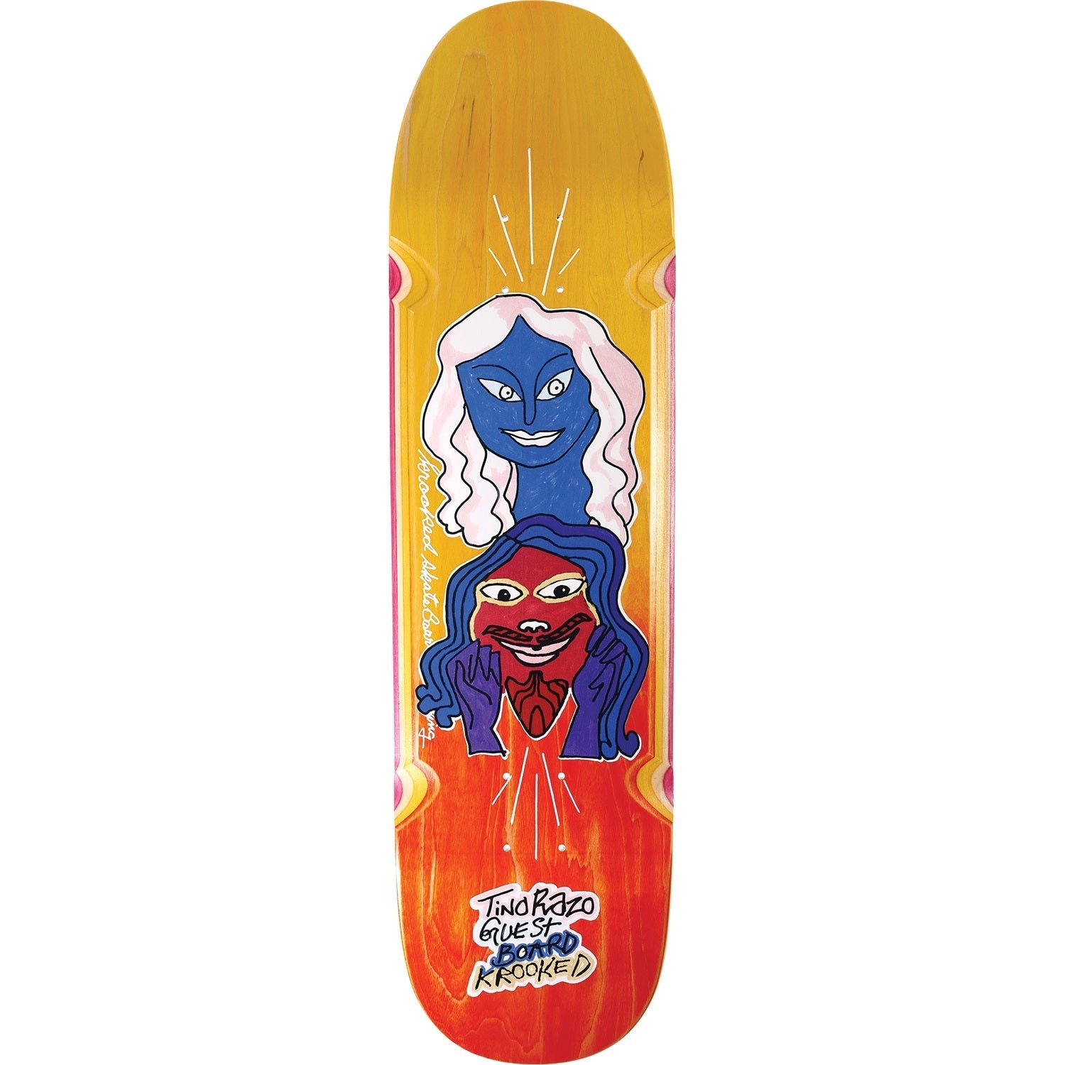 Krooked Tino Razo Guest Pro Skateboard Deck - 8.62″ - Bow Shock Marketplace