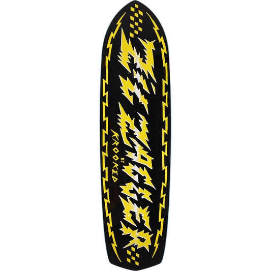 Krooked Zip Zagger By Sam D Skateboard Deck - 8.62" - Bow Shock Marketplace