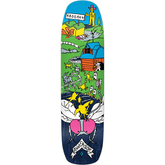 Krooked Anderson The Yard Skateboard Deck - 8.5" - Bow Shock Marketplace