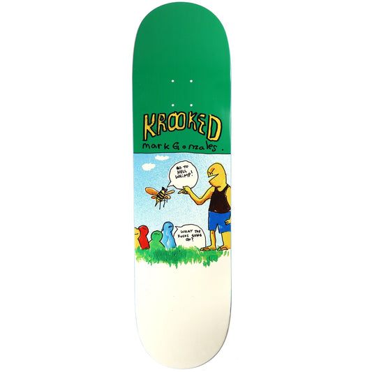 Krooked Gonzales Whimp Skateboard Deck - 8.75″ - Bow Shock Marketplace