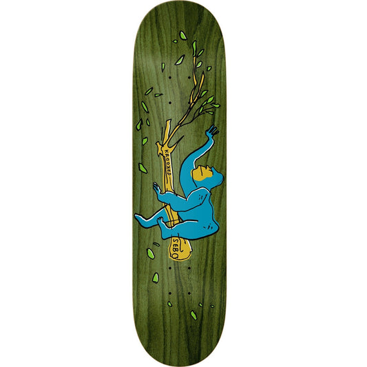 Krooked Sebo Walker Lounging Skateboard Deck - 8.06" - Bow Shock Marketplace