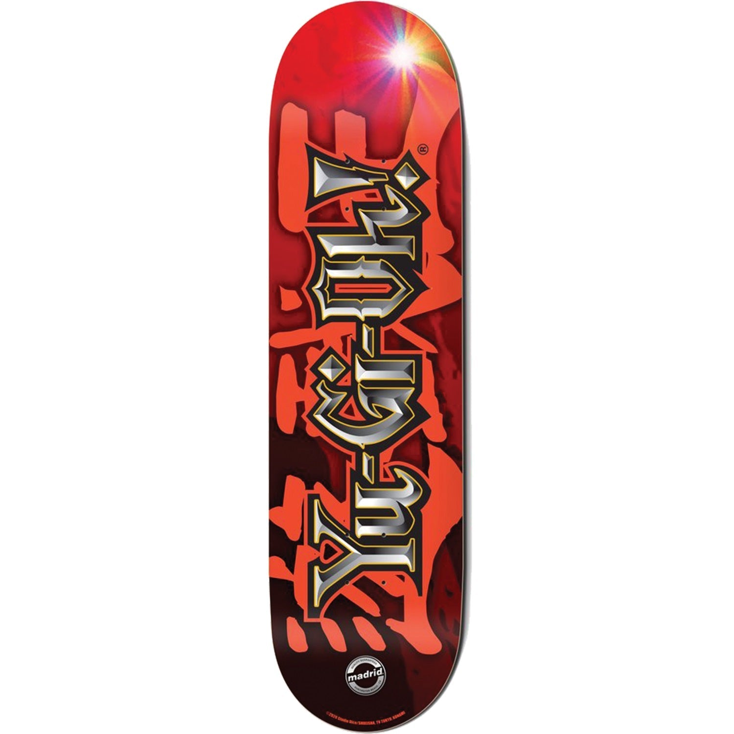 Madrid X Yu-Gi-Ho! Logo Skateboard Deck - 8.5″ - Bow Shock Marketplace