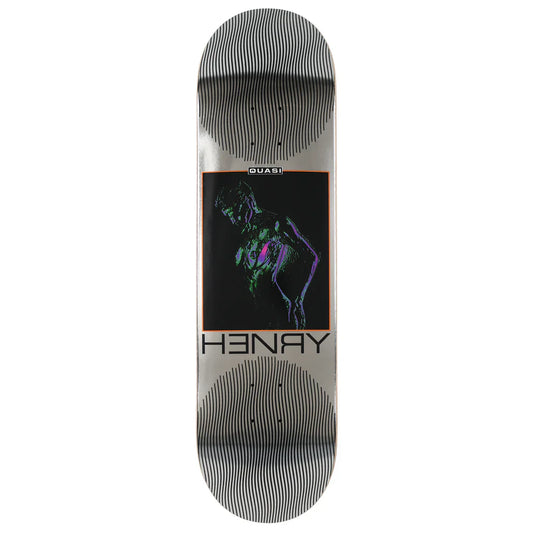 Quasi Henry 'I.D.' Skateboard Deck - 8.375" Chrome Foil