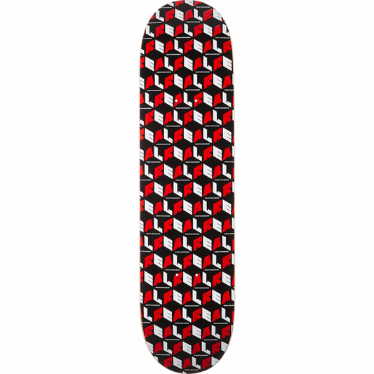 Real City Blocks PP Skateboard Deck - 8.06″ Red