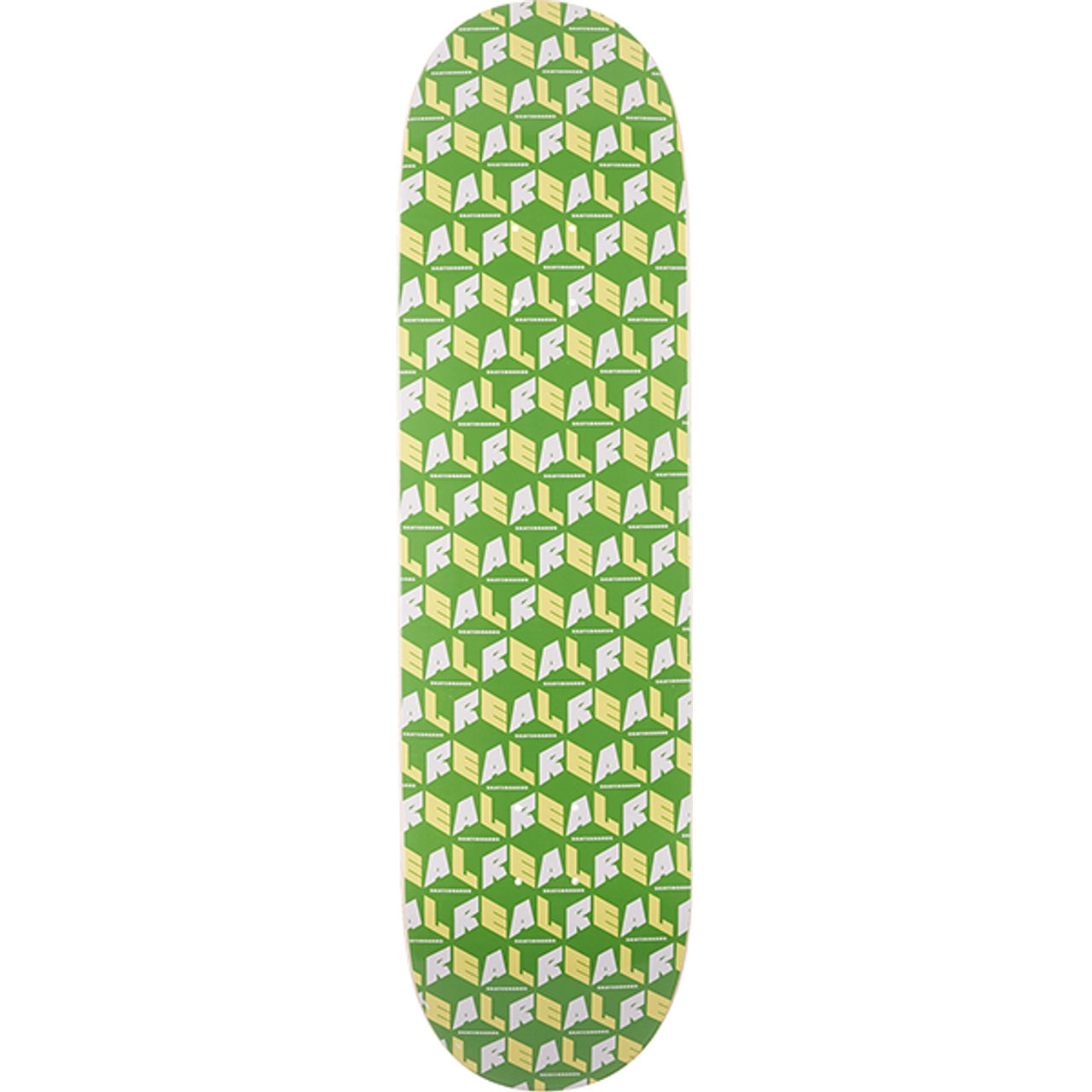 Real City Blocks PP Skateboard Deck - 8.5″ Green - Bow Shock Marketplace