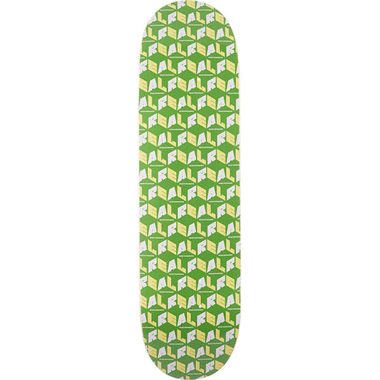 Real City Blocks PP Skateboard Deck - 8.5″ Green - Bow Shock Marketplace