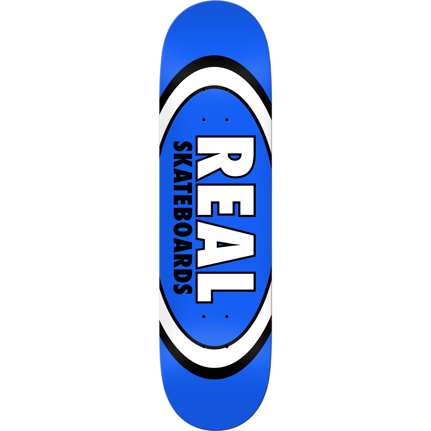 Real Classic Oval Skateboard Deck - 8.5″ Blue - Bow Shock Marketplace