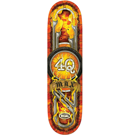 Real Max Schaaf 4Q Cathedral Skateboard Deck - 8.5"