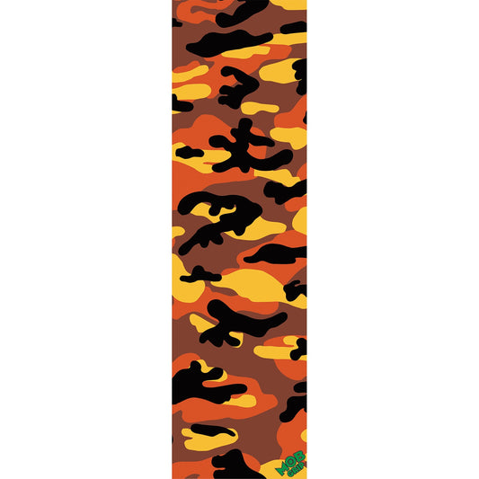 Mob Camo Single Sheet Griptape - Orange - Bow Shock Marketplace