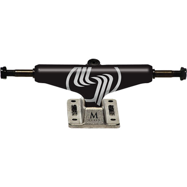 Silver M-Class Hollow Skateboard Trucks 7.75″ - Black/Silver (Set of 2) - Bow Shock Marketplace
