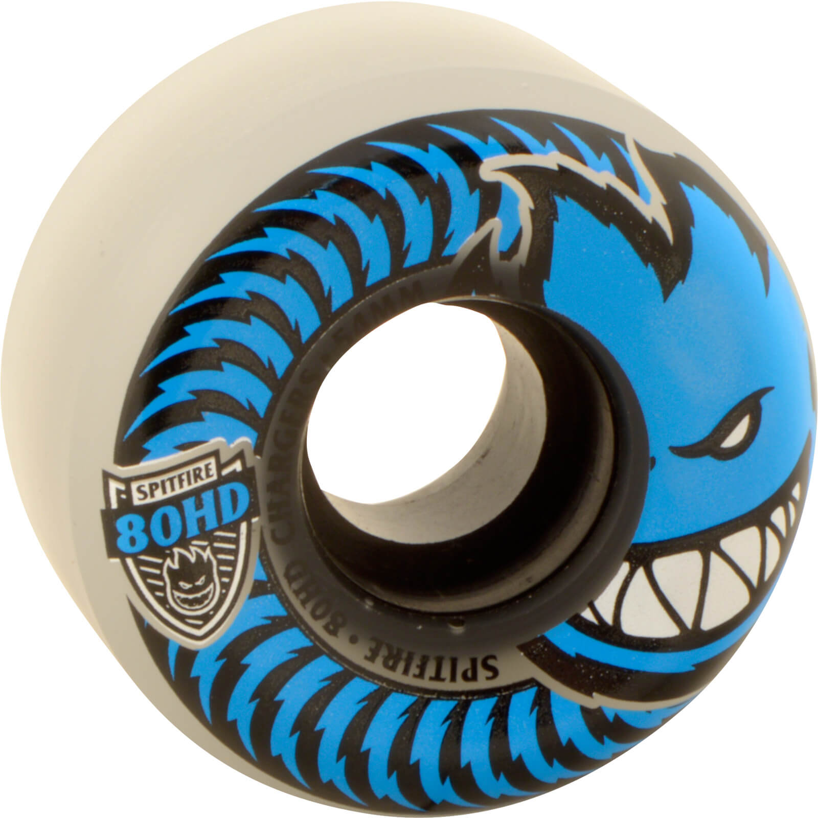 Spitfire Wheels 80HD Charger Conical 54mm - Clear/Blue (Set of 4) - Bow Shock Marketplace