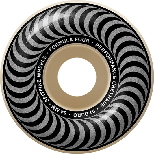 Spitfire Wheels F4 Classic 54mm 97a - Natural/Silver (Set of 4)