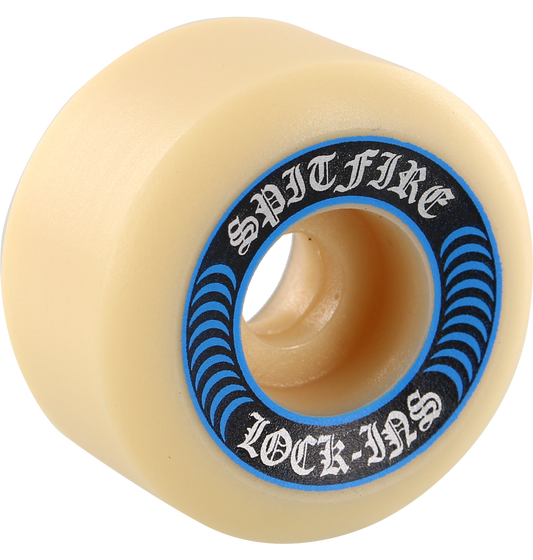 Spitfire Wheels F4 Lock-Ins 53mm 99a - White/Blue (Set of 4)