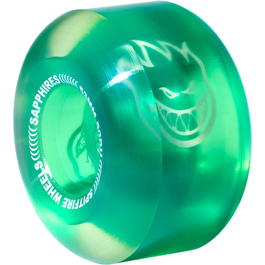 Spitfire Wheels Sapphire Cruiser 53mm 90a - Clear/Green (Set of 4)