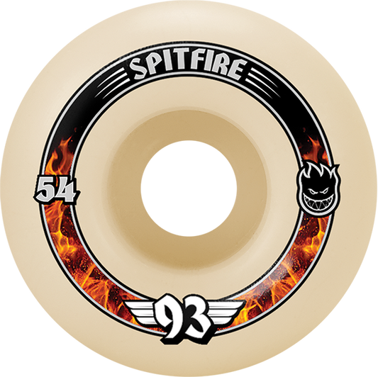 Spitfire Wheels F4 Radial 54mm 93a - Natural (Set of 4)