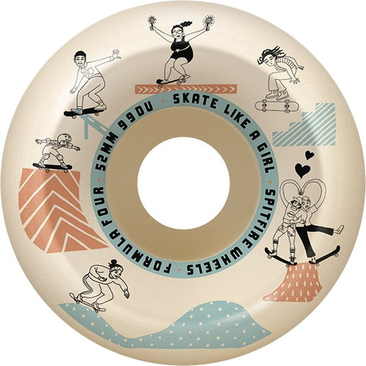 Spitfire Wheels F4 Conical Full SLAG Sessions 52mm 99a - Natural (Set of 4) - Bow Shock Marketplace