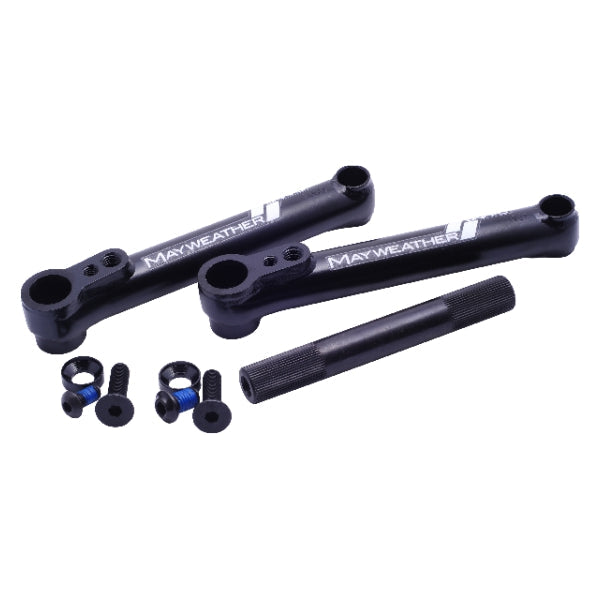 Snafu Mayweather Cranks 165mm - Black - Bow Shock Marketplace