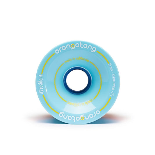 Orangatang 4President 70mm 77a Longboard Wheels - Blue (Set of 4) - Bow Shock Marketplace