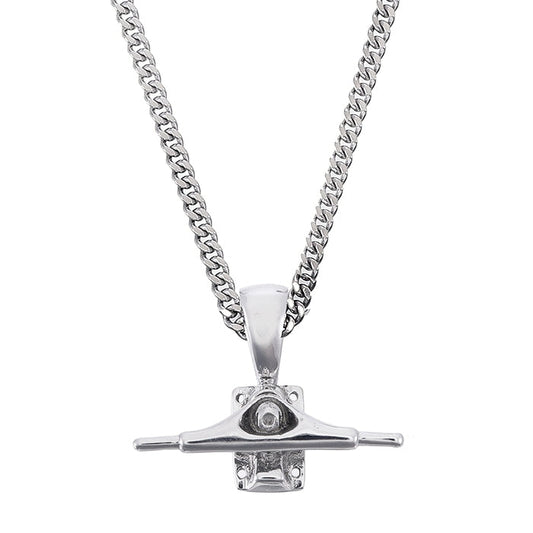 Skateboard Truck Pendant (Silver)
