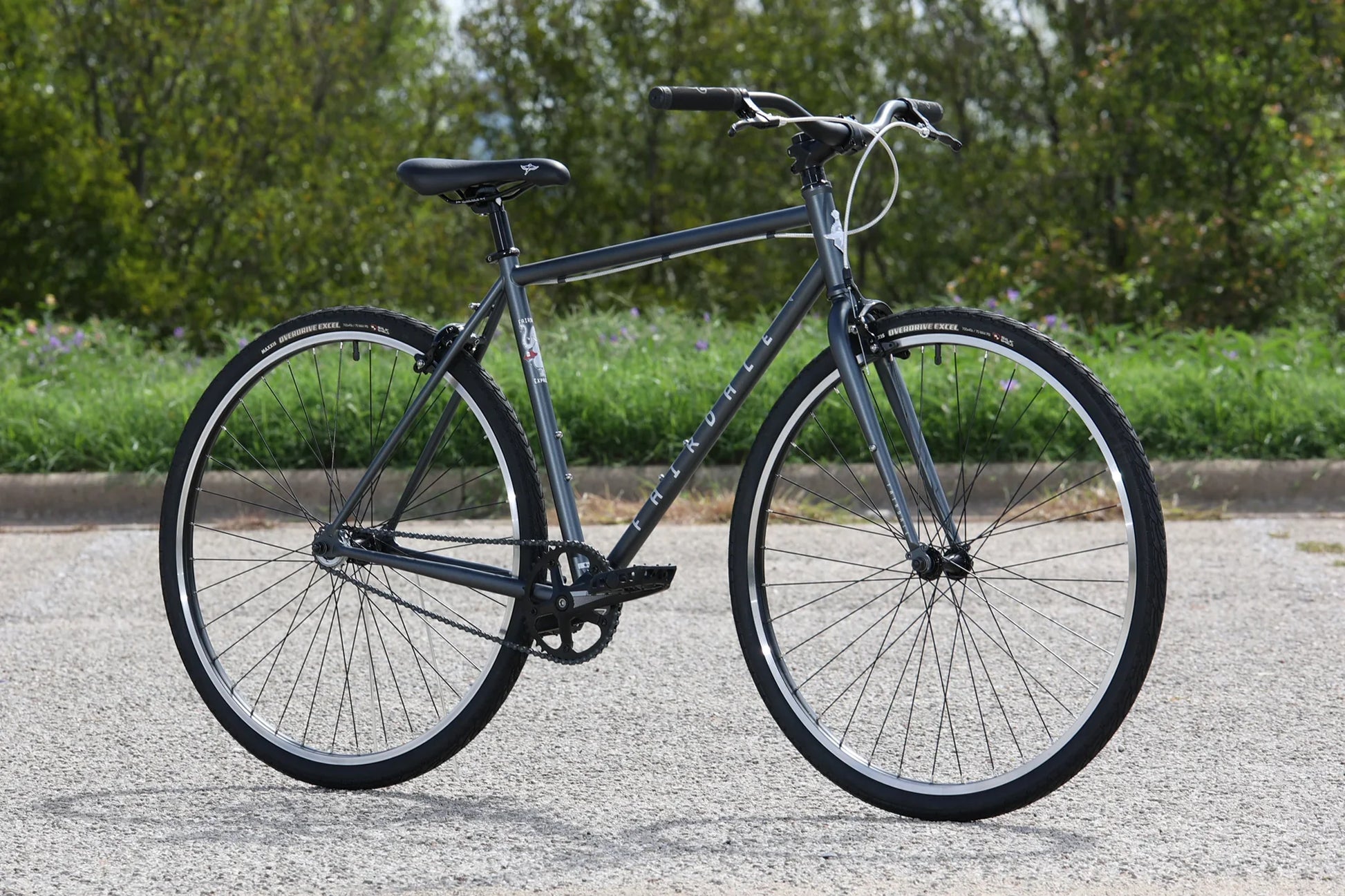 Fairdale Express Complete Cruiser Bike - Matte Charcoal - Bow Shock Marketplace