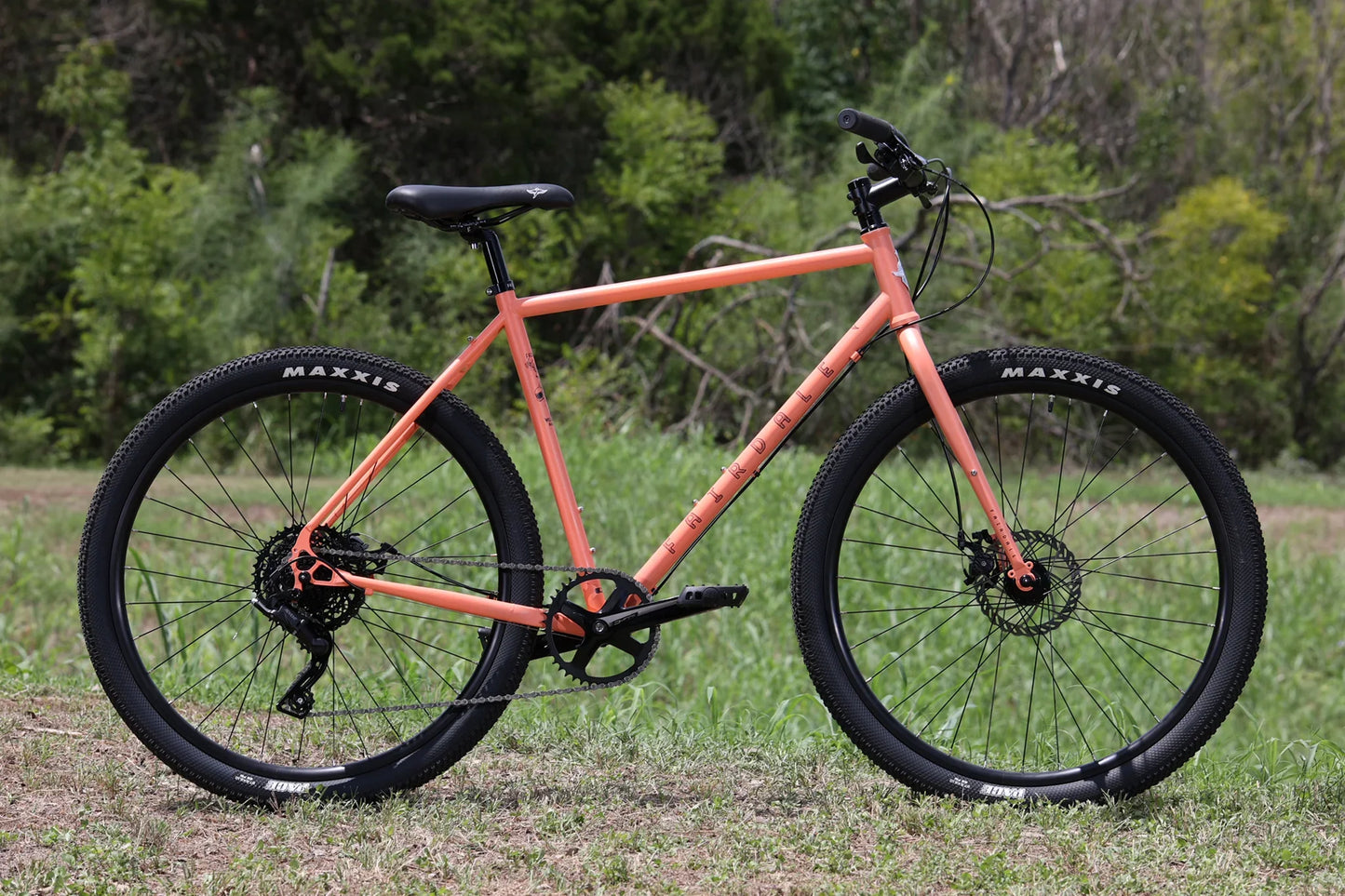 Fairdale Weekender Archer 27.5″ Complete Cruiser Bike - Matte Coral Red - Bow Shock Marketplace