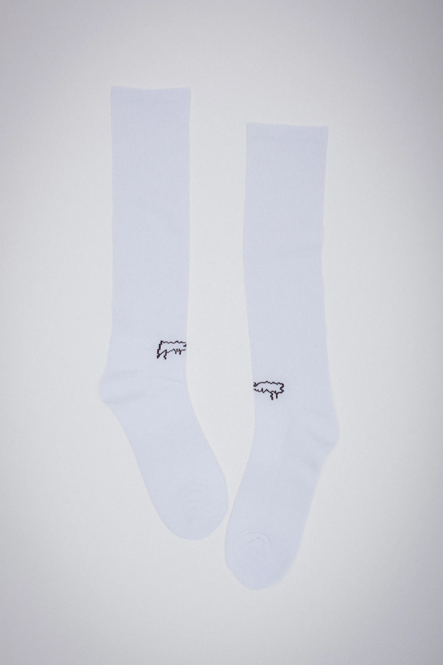 Fucking Awesome Drip Logo Tall White Socks