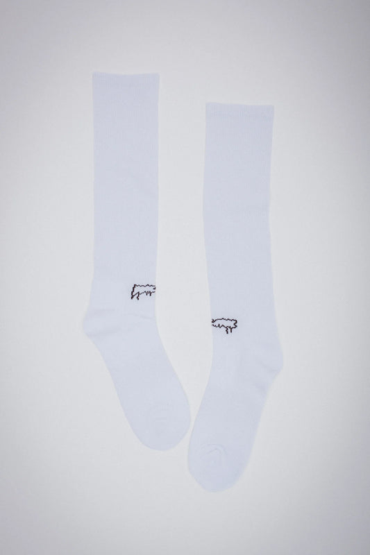 Fucking Awesome Drip Logo Tall White Socks