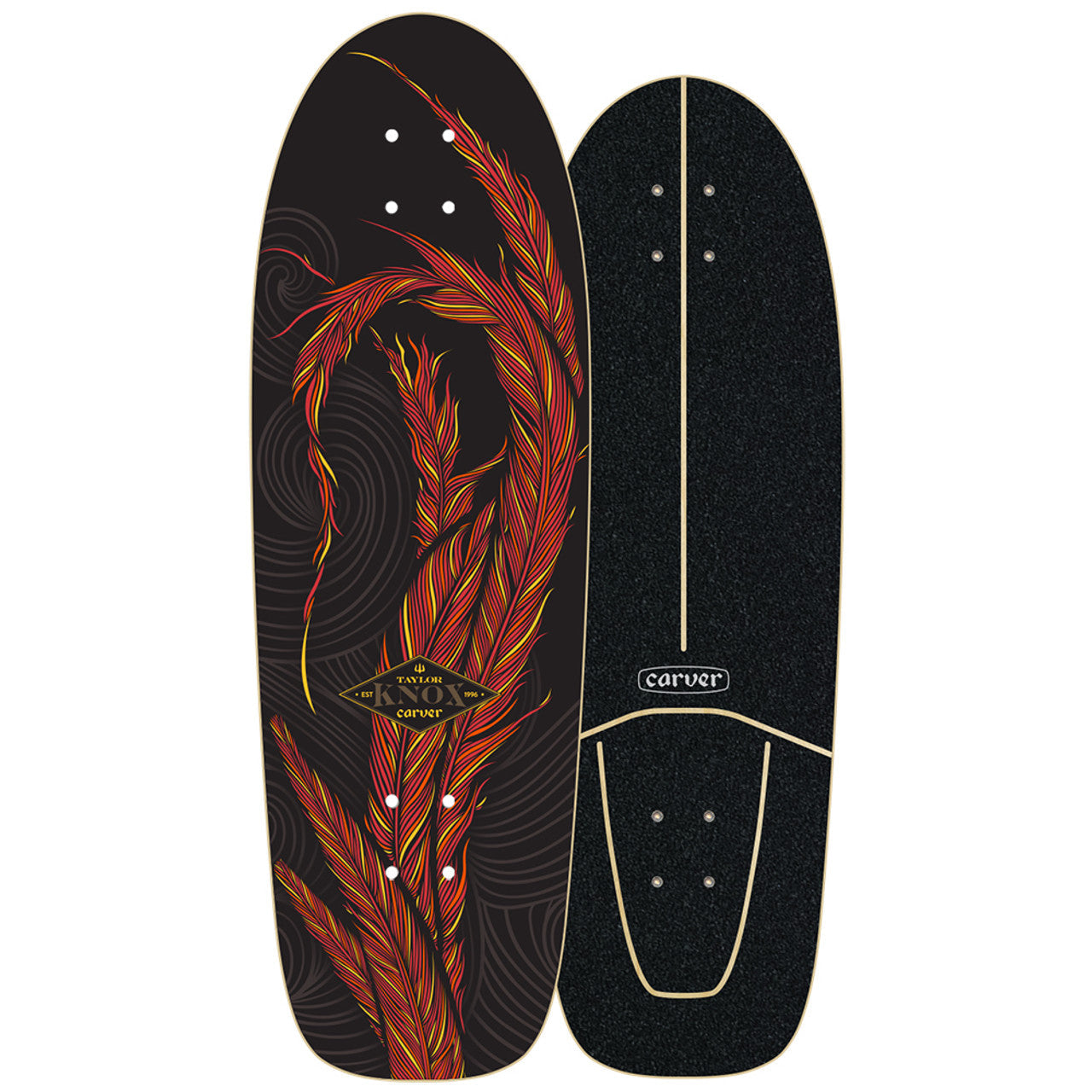 Carver Knox Phoenix Surfskate Deck (V2) - 31.25″ - Bow Shock Marketplace