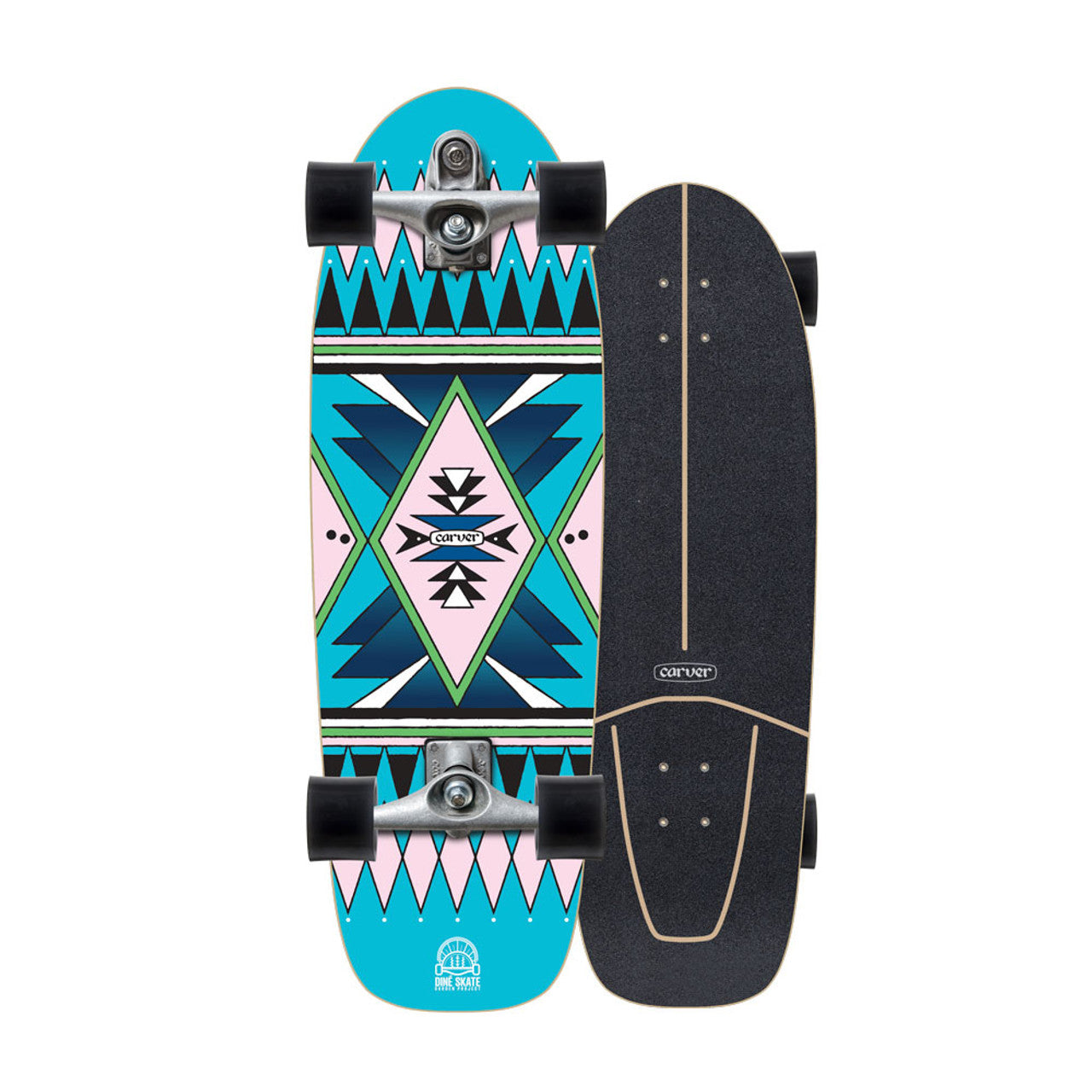 Carver Dine' Skate Garden Surfskate Complete C7 - 31.25″