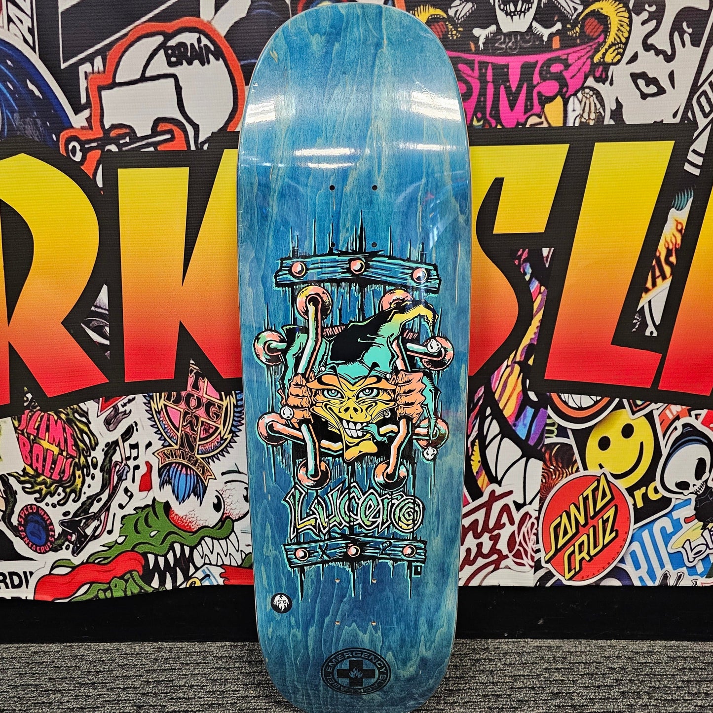 BLACK LABEL JOHN LUCERO "X2" 9.5" TUGBOAT SKATEBOARD DECK - Bow Shock Marketplace