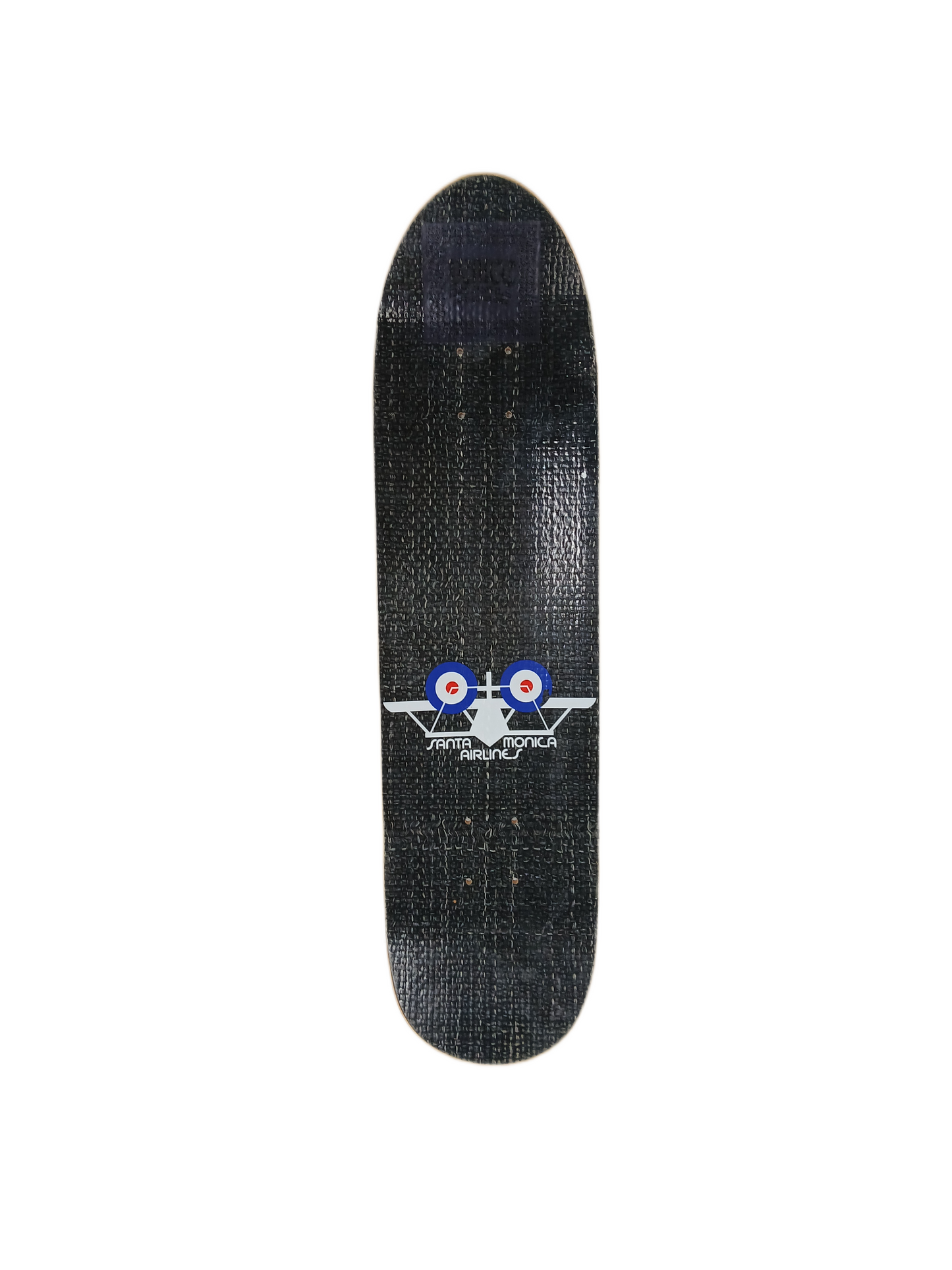 Santa Monica Airlines Autographed By Jesse Martinez OG Lines Blue White Red Size 7.8" Vintage NOS Shaped Deck