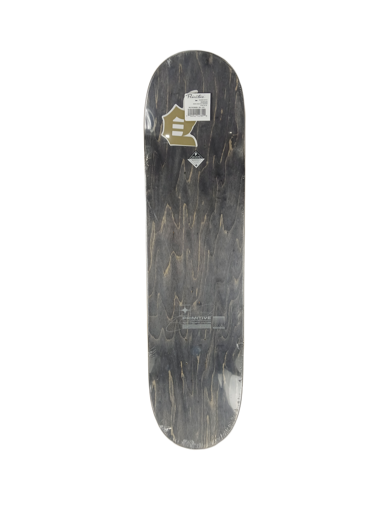 Primitive Miles Silvas Moon Black Silver Size 8.25" Vintage NOS Deck