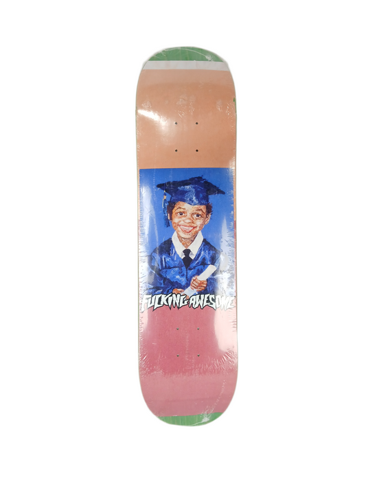 Fucking Awesome Kevin Bradley KB Felt Portrait Multi Watercolor Version Size 8.0" Vintage NOS Deck