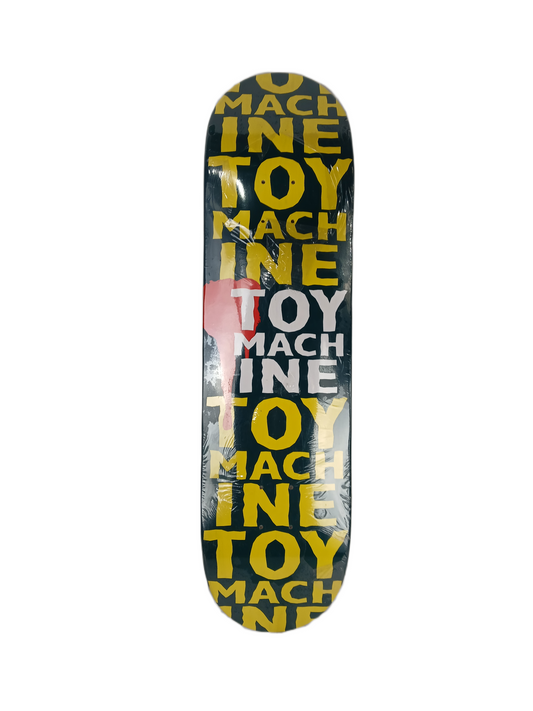 Toy Machine New Blood Powerply  Green Red White Multi Size 8.25" Vintage NOS Deck