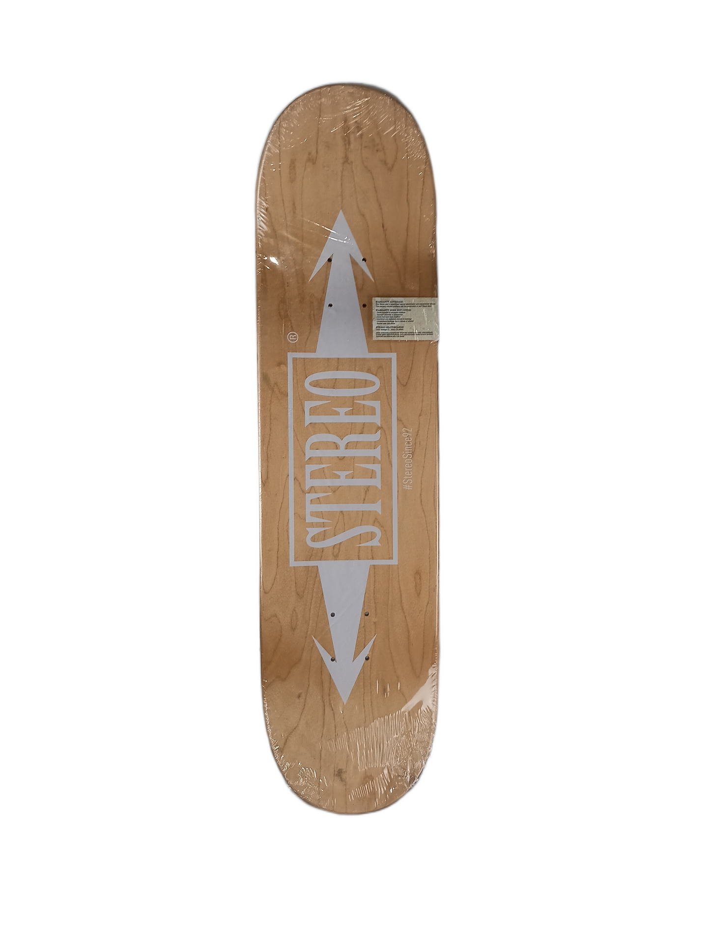 Stereo Jason Lee Beryl Banks Frontside Ollie Navy Blue White Size 8.5" Vintage NOS Deck