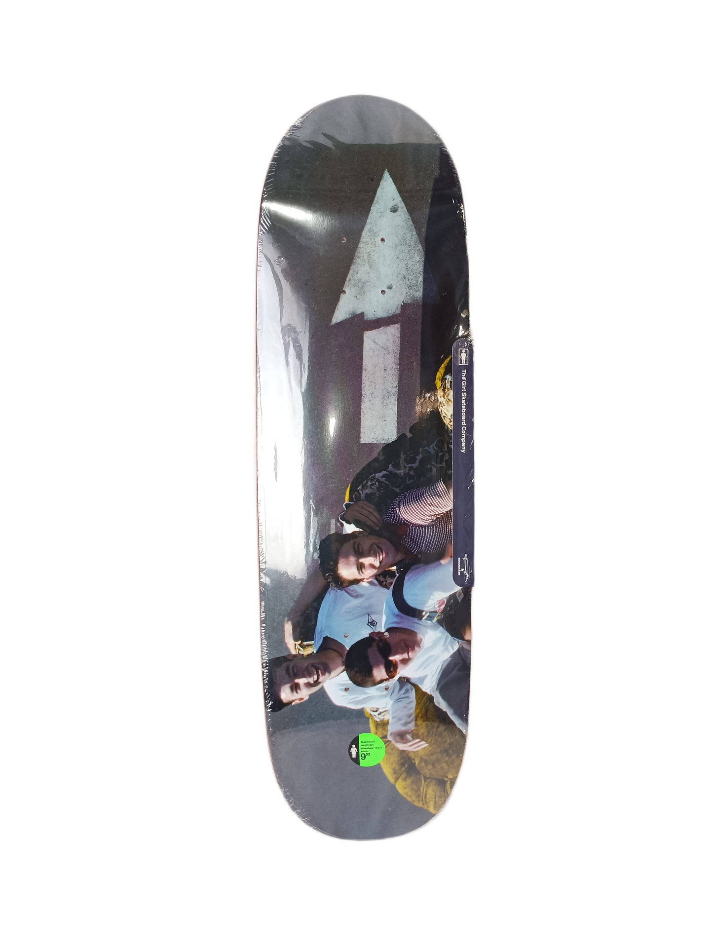 Girl x Beastie Boys Licensed To Ill Spike Jonze #3 White Multi Size 9.0" Vintage NOS Shaped Deck