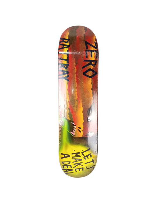 Zero John Rattray Let's Make A Deal Size 8.0" Vintage NOS Deck