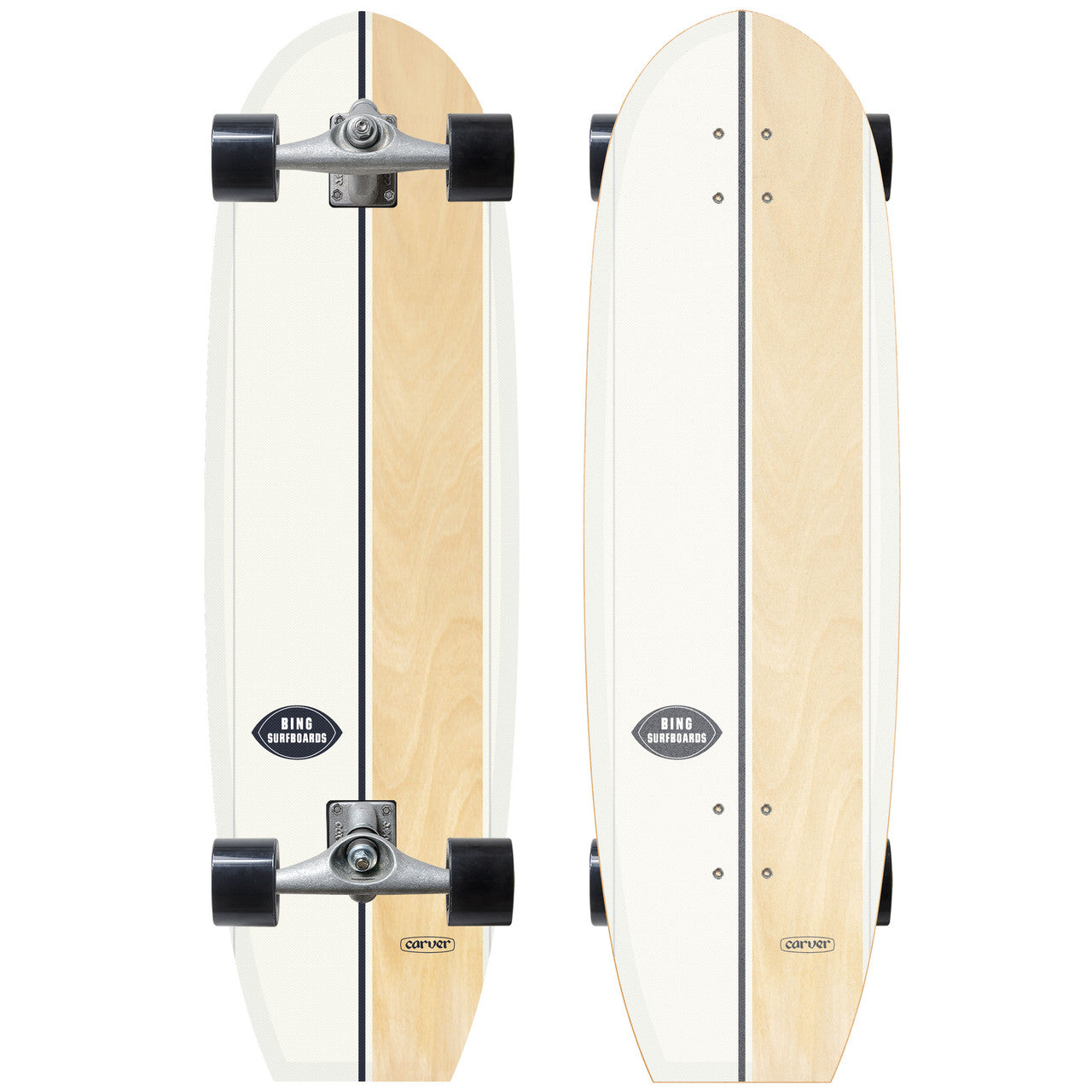 Carver x Bing Continental Surfskate Complete CX Raw (V5) - 37" - Bow Shock Marketplace