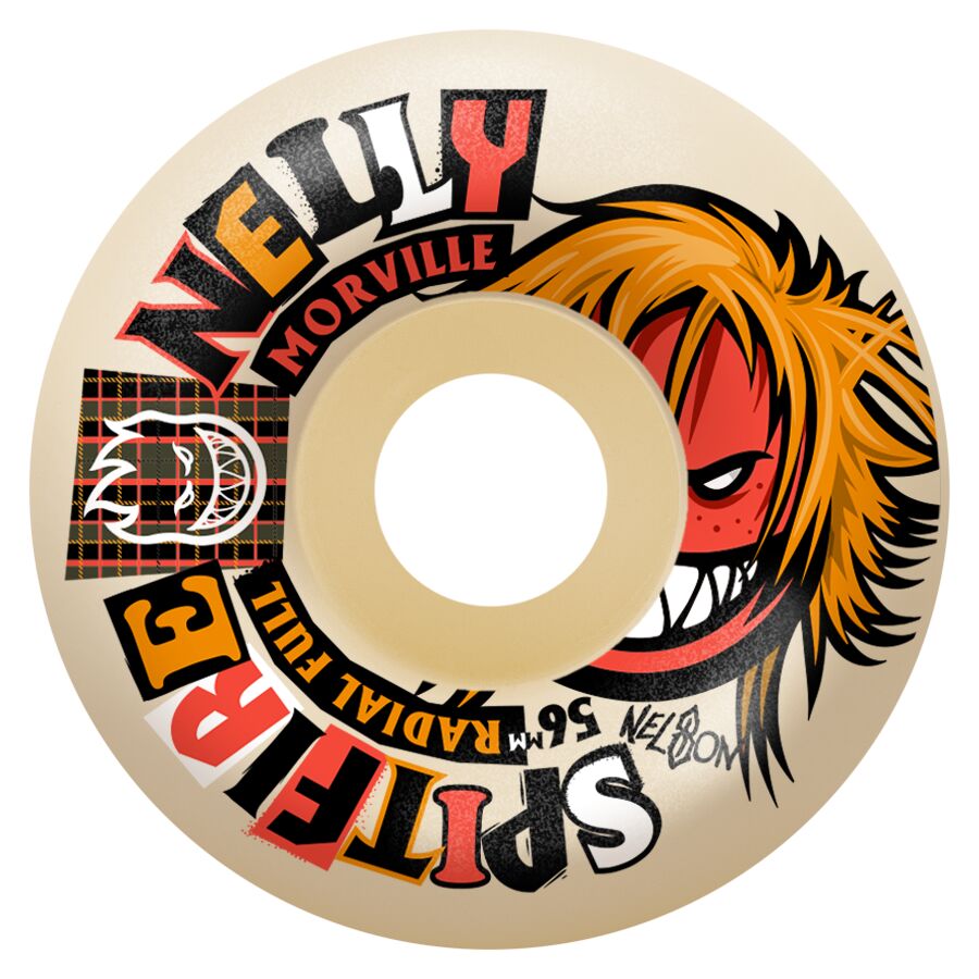 Spitfire F4 Nelly Morville Rough Cut 59mm 99a Skateboard Wheels