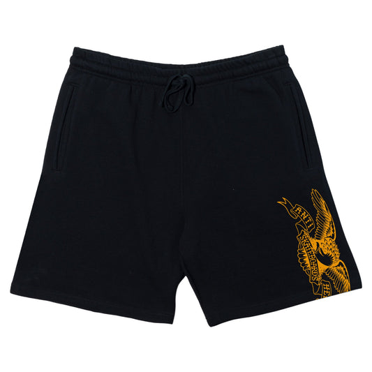 Antihero Basic Eagle Black / Yellow Sweat Shorts