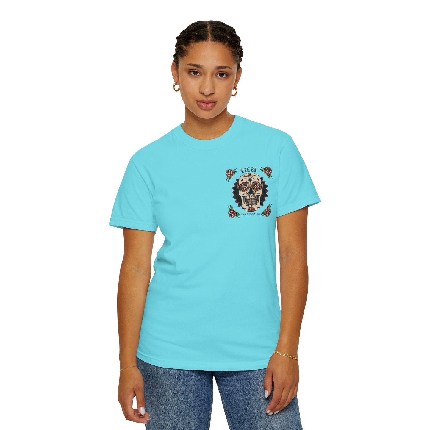 Liebe Calavera Rosa T-Shirt