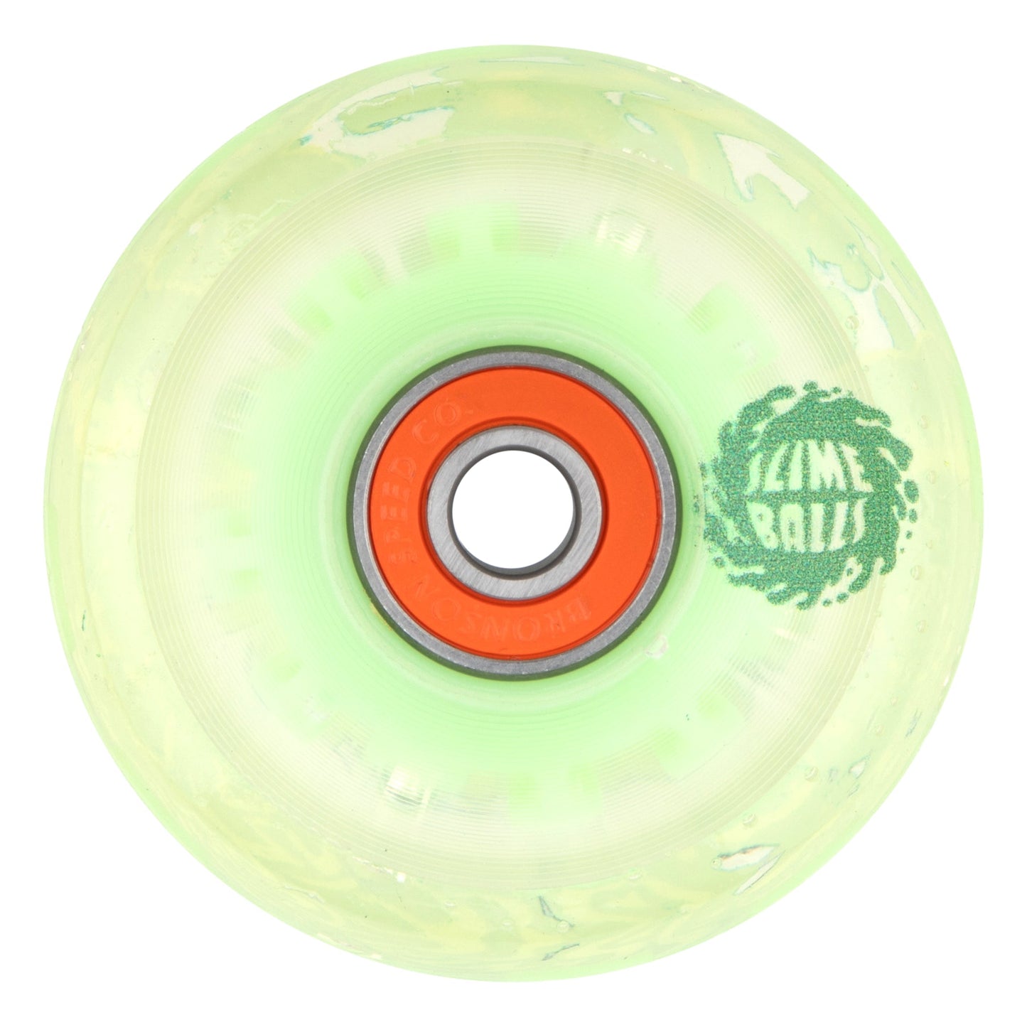 Slime Balls Jelly Fish Light Ups (GITD) 60mm 78a Skateboard Wheels