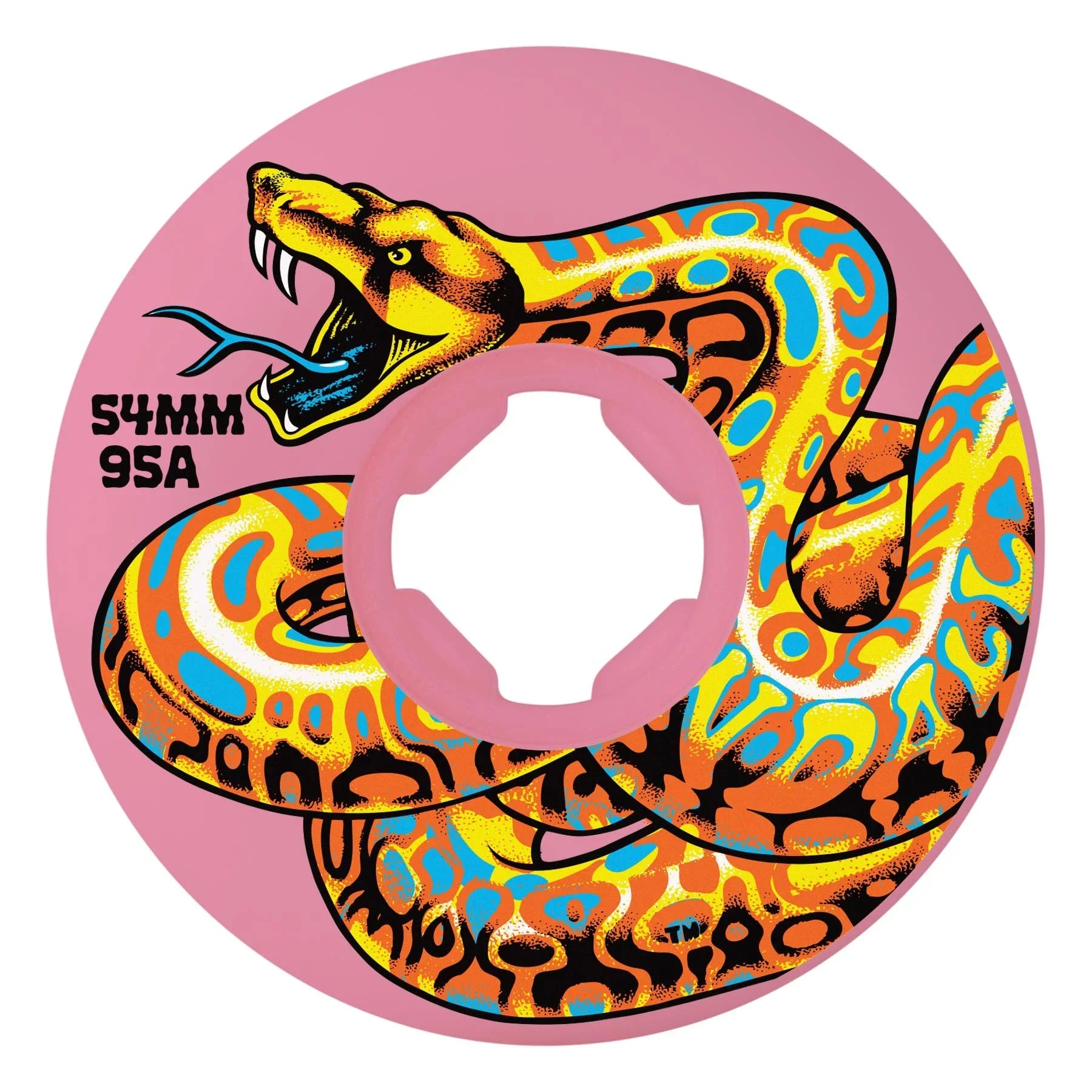 Slime Balls Jeff Kendall Snake Wheels 54mm 95a - Pink (Set of 4) - Bow Shock Marketplace