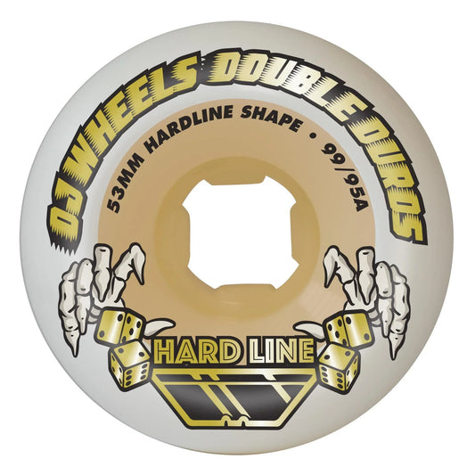 Oj Double Duro Hardline 53mm 95a/99a Skateboard Wheels
