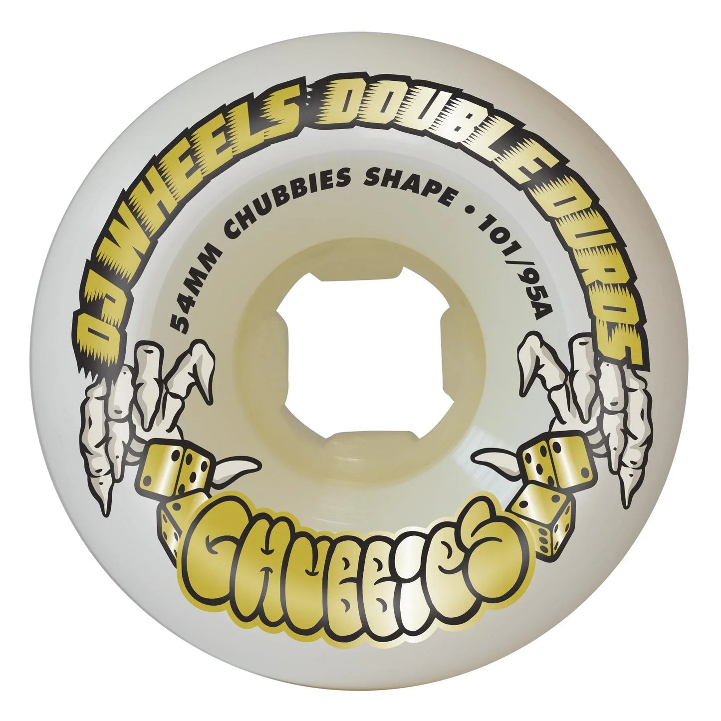 Oj Double Duro Chubbies 54mm 95a/101a Skateboard Wheels